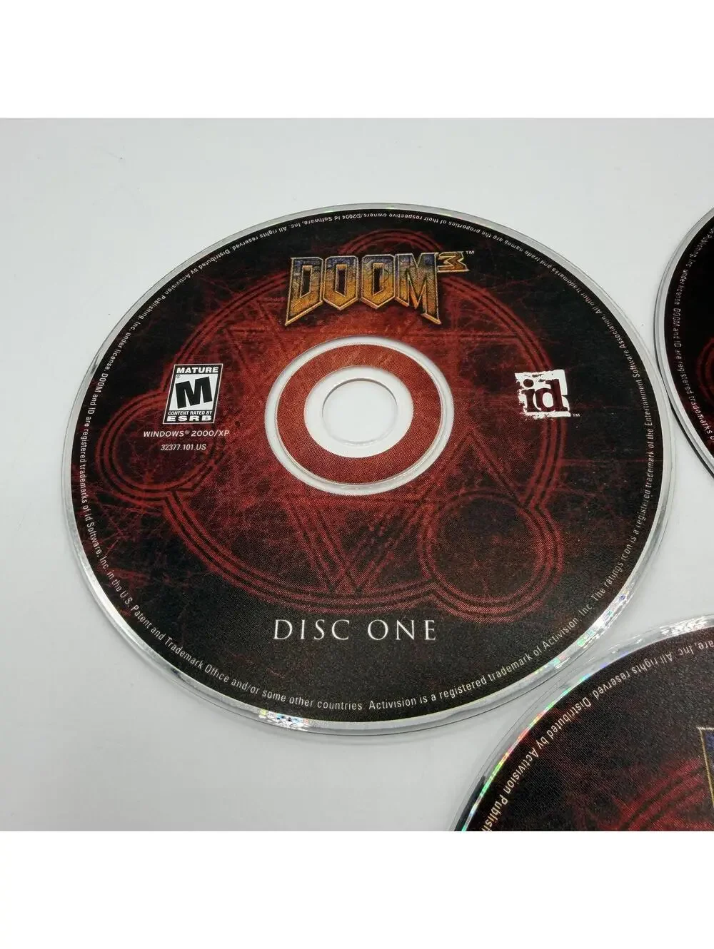 Doom 3 (2004) - PC CD-ROM Video Game ** Disc Only **